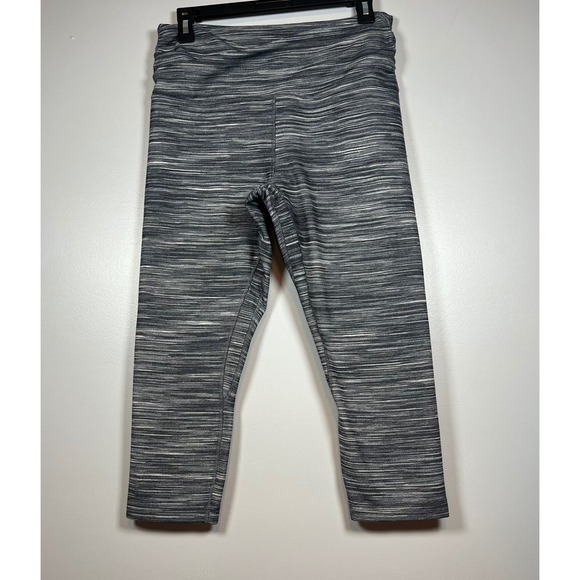 Lululemon Align Crop 21" Cross
Waist Space Dye Herringbone Heather Black Size 12 - Picture 3 of 9